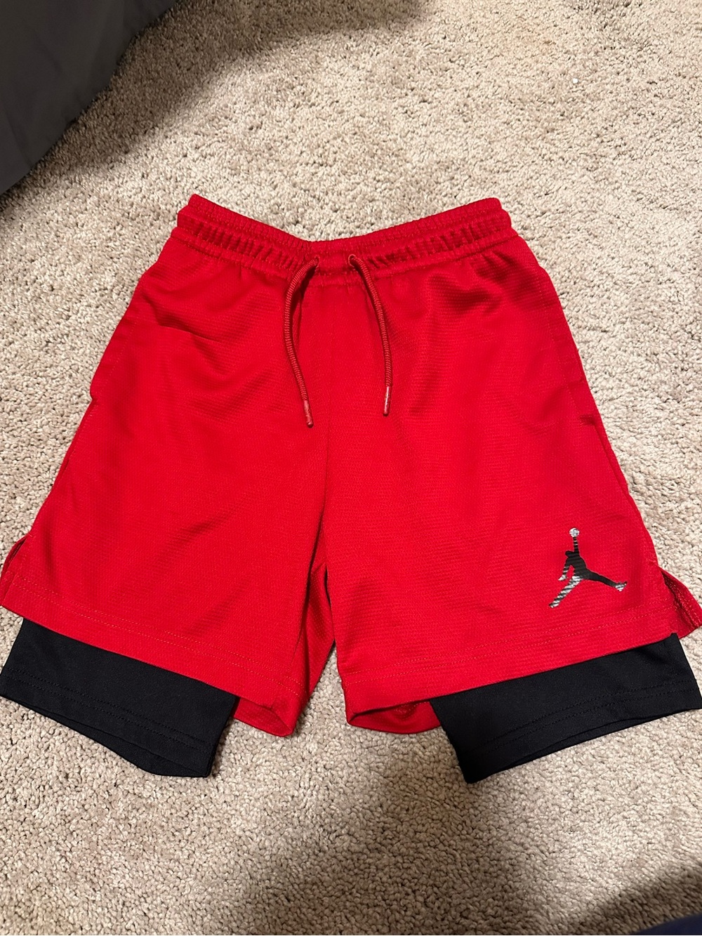 Boys Dri-Fit Double Layered Jordan Shorts